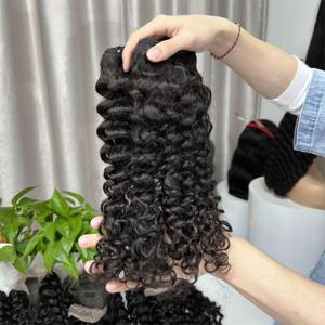 High Quality Type Indian Hair Vendors Unprocessed Natural Virgin Remy Cuticle Aligned Bundles Brand Extension Black Women DKL - Product Image 3