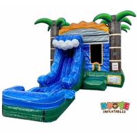 Château gonflable Empire pas cher, combo aquatique, maison de rebond pour enfants, nouveau château gonflable avec piscine
