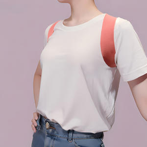 Support supérieur Dos BraceCorrecteur de Posture personnalisé avec sangle réglable pour le travail Respirant Confortable - Product Image 4