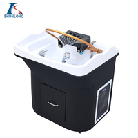 SHUNLON mobile chauffage tête d'eau thérapie Thai Spa Portable shampooing bassin shampooing lit pour Salon tête eau thérapie