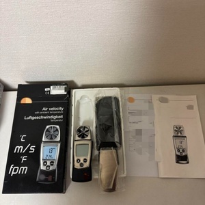 เครื่องวัดความเร็วลมแบบใบพัดรุ่นใหม่ พร้อมฟังก์ชันวัดความชื้น Testoo 410-2 - Product Image 5