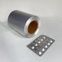 Emballage sous blister laminé à froid OPA/ALU/PVC Emballage en feuille enduite