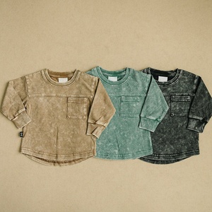 Hot Bán Axit Rửa Set Cho Bé Trai Mềm Cotton Pháp Terry Quần Áo Set Cho Trẻ Mới Biết Đi - Product Image 6