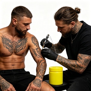 Crema para Tatuajes de Calidad Confiable, Efecto Duradero, para Tiendas de Tatuajes y Salones de Belleza, Suministro Global - Product Image 5