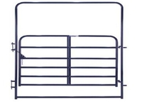 Panneaux de clôture pour bétail, chevaux et bovins, 4 pieds x 16 pieds, portables, en acier à 5 barres, écologiques, imperméables, avec service de modélisation 3D