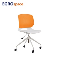 EGROspace Salle de réunion Pliable Conférence Bureau Conseil Visiteur Attente En Ligne Chaise En Plastique