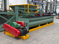 Krachtige paddle mixer met dubbele assen voor grondige materiaalintegratie