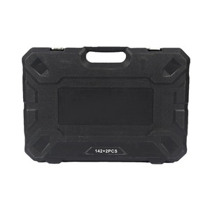 142+2 Pc Automotive Repair Tool Kit 1/2 In Socket Set Chromium Vanadium Steel Auto Mechanic Workshop Tools Case - Product Image 4