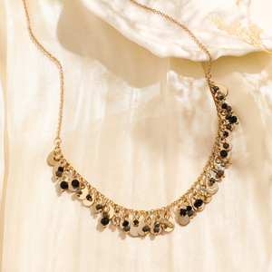Collar de Moda con Capas, Chapado en Oro, Estilo Bohemia, Joyería para Mujer para Fiestas - Product Image 4