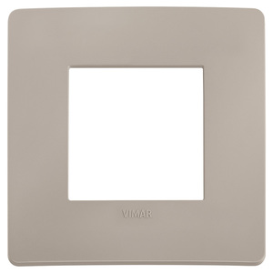 Vimar Plana Up 2M Matt Dove Grey Plate 9.7x12.5 Cm Wall <b>Switch</b> Cover - Product Image 1