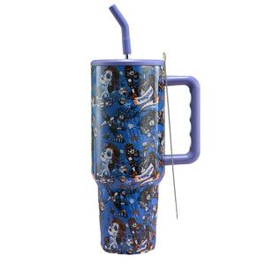 304 thép không gỉ chân không cốc cốc có nắp đậy và ống hút Nhiệt Du Lịch Mug cho uống - Product Image 2