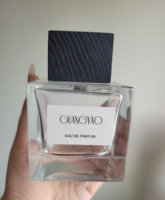 Flacon de parfum vide en verre transparent carré de 50 ml, personnalisé en gros, avec boîte cadeau en bois noir carré