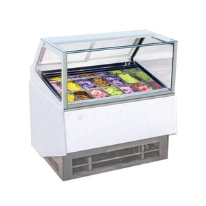 <span class=keywords><strong>Réfrigérateur</strong></span> commercial de haute qualité pour la présentation de la crème glacée en supermarché, capacité de 102 L, ventilation directe, 2 portes - Product Image 6