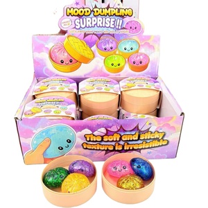 Juguetes Antiestrés de Dumplings con Purpurina, 12 Unidades por Caja, Mini Dumplings Blandos, Juguetes de Malta Misteriosos para Halloween, Alivio del Estrés - Product Image 1