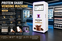Machine à smoothies nutritifs automatique avec cartouches de saveurs interchangeables et compteur d'utilisation pour les cantines scolaires