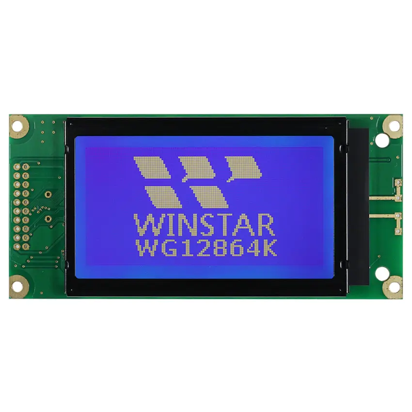 128x64 ग्राफिक मॉड्यूल Backlight एलसीडी 12864 Winstar WG12864K ग्राफिक प्रदर्शन मॉड्यूल का नेतृत्व किया