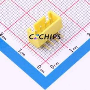 A254E1W1-2H4P12 Wire-to-Board Pin Header Bent Lead Through Hole,P=2.5mm Connector 1x4P 2.5mm Right Angle Insert XHB - Product Image 1