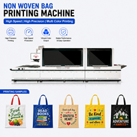 Impresora de Inyección de Tinta UV para Bolsas Promocionales, Impresión de Etiquetas Textiles - Equipo Industrial de Alta Velocidad 40-60 piezas/min