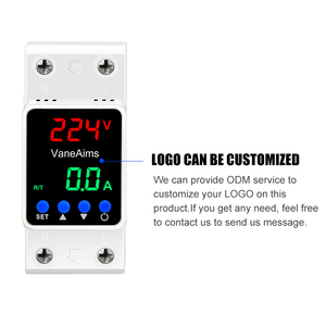 Однофазное многофункциональное устройство защиты с LED-дисплеем, защита от перенапряжения, 2P, измерение тока/электричества/кВт·ч, 63А/80А, ODM - Product Image 5