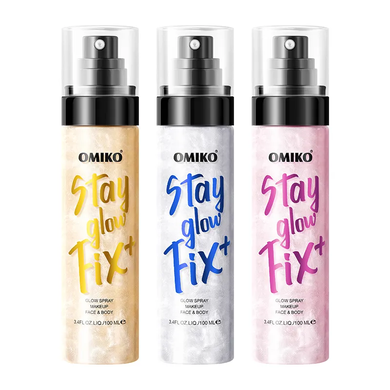 Groothandel Omiko Private Label Face Body Make Up Highlight Bronzer Langdurige Verlichtende Markeerstift Oem Setting Spray