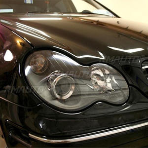 Couverture de phare en verre transparent compatible avec Mercedes Benz Classe C 2001-2007 W203, lentilles de phare, accessoires de voiture - Product Image 2