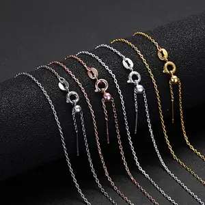 wholesale adjustable brass alloy y type drop and lariat o type box type rope chain necklace women necklaces jewelry supplier