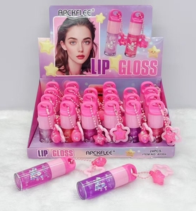 Hot Sale <strong>Star</strong> Keychain Lip Makeup Beauty Sets Wholesale Lip Tint Lip Gloss Private Label Shimmer Lipgloss Wholesale - Product Image 1