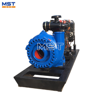Pompa Pasir Sentrifugal Mesin Diesel Pertambangan Emas Listrik Horizontal Tugas Berat 15 Hp