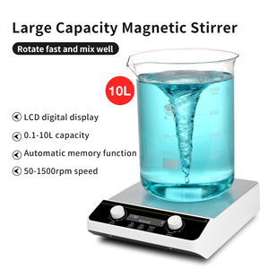 Nouvel arrivage : Agitateur magnétique pour laboratoire, capacité réglable de 10 L, mélangeur avec écran LCD et moteur DC sans balais - Product Image 6