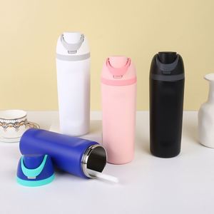 Vaso Térmico Personalizado con Logotipo, de Acero Inoxidable, Aislado al Vacío, Ecológico, Reutilizable, con Asa, 19oz, 24oz, 32oz, Mantiene la Temperatura de 12 a 24 Horas - Product Image 1