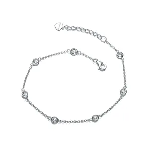 Keiyue più stile bellissimo braccialetto di pietra naturale attraverso la fibbia tra il braccialetto di design a catena