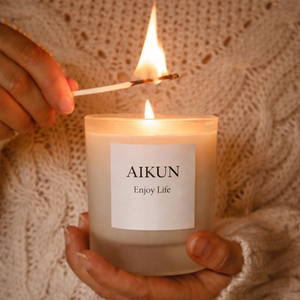 Velas Aromáticas Personalizadas AIKUN de Larga Duración para Baño, Relajación, Dormitorio, Aromaterapia, Sala de Estar - Product Image 3