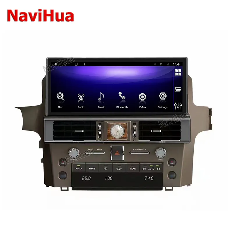 Navihua — lecteur DVD de voiture sous Android 12.3, unité principale, système multimédia, stéréo, avec Navigation GPS, Radio, pour Lexus GX460