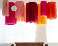 Macramé moderne fond coloré tenture murale corde de coton Art cloison hôtel Restaurant décoration commerciale bricolage EH2502007