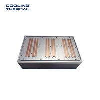 Refroidisseur d'air haute puissance personnalisé Laige, dissipateur thermique à eau, plaque de refroidissement en aluminium avec tubes en cuivre