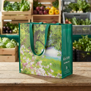 Sac de courses promotionnel en polypropylène tissé avec poignée renforcée pour les campagnes marketing de détail OEM/ODM au Vietnam - Product Image 1