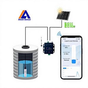 Sensor de Nível de Água Atech para Tanque Solar: Medidor de Nível Wi-Fi de Longa Distância sem Fio para Tanques de Diesel e Água - Product Image 1