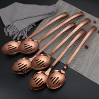 Set alat memasak gagang berongga baja tahan karat, aksesori Set peralatan dapur mewah 7 buah dengan pemegang