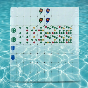Oferta Relámpago: Juego de Mahjong Flotante de Lujo, Disponible en Stock, Fichas Acrílicas Resistentes al Agua, Patas Metálicas Plegables, Estilo Casino - Product Image 6