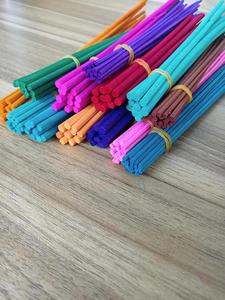 Nhà Tiến sĩ đầy màu sắc Sợi bấc làm mát không khí dầu thơm hấp thụ tổng hợp Polyester que mây tự nhiên khuếch tán gậy - Product Image 5