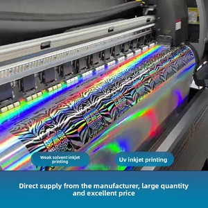 Custom Holographic <strong>Vinyl</strong> Roll <strong>Stickers</strong> Glossy Large Size Printing <strong>Self</strong>-<strong>Adhesive</strong> Laser <strong>Vinyl</strong> Printable Poster Materials - Product Image 2