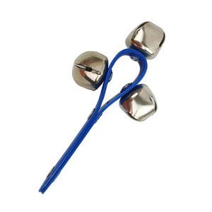 Campanas de manivela con mango de plástico, color azul intenso, instrumento musical para niños de 2 a 4 años, juguete unisex - Product Image 4