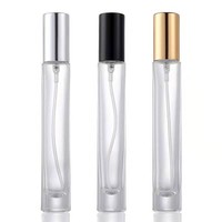 Flacons de parfum de 10 ml en gros personnalisés par le fabricant, flacons de voyage, échantillons, flacons vaporisateurs en verre transparent, emballages vides