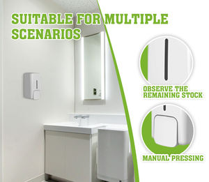 FANDA ตู้จ่ายสบู่แบบติดผนังรักษ์โลก ความจุ 1000 มล. ผลิตในไต้หวัน - Product Image 5