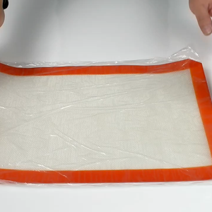 <span class=keywords><strong>Tapis</strong></span> de cuisson en silicone antiadhésif à motif en <span class=keywords><strong>nid</strong></span> <span class=keywords><strong>d</strong></span>'<span class=keywords><strong>abeille</strong></span> à longue durée de vie pour rouler et cuire la pâte - Product Image 4