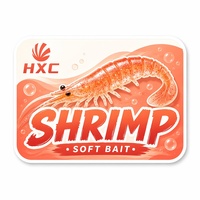 Autocollant pour carte blister d'appâts de pêche avec impression de logo pour l'emballage de présentation en magasin de pêche, taille personnalisée