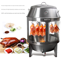 Four commercial de poulet rôti en acier et de canard 80cm 90cm machines de traitement de la viande avec composants de noyau de moteur