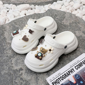 ग्रीष्मकालीन महिलाओं के क्लासिक क्लॉग थोक कस्टम लोगो गार्डन क्वैवा फ्लैट एंटी-फिसलन नरम वाटरप्रूफ गार्डन क्लॉक जूते - Product Image 5