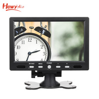 Soporte de entrada de vídeo 7 pulgadas Mini pantalla Lcd para TV y marcha atrás con monitor de altavoz incorporado