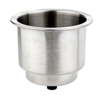 Support de tasse pliable en acier inoxydable antidérapant pour bateau et yacht, divers styles, multifonctionnel, vente en gros